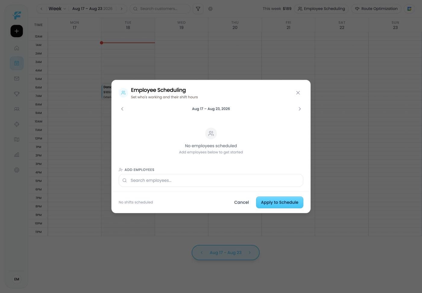 Employee Scheduling on the Schedule